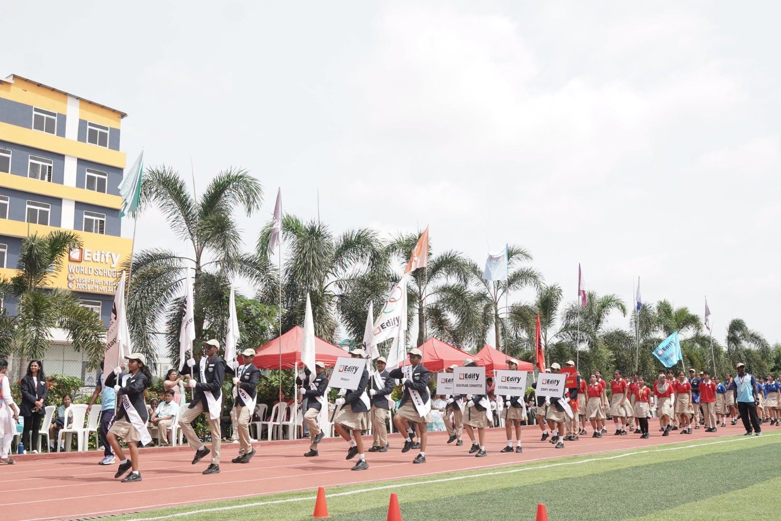 Sports day parade
