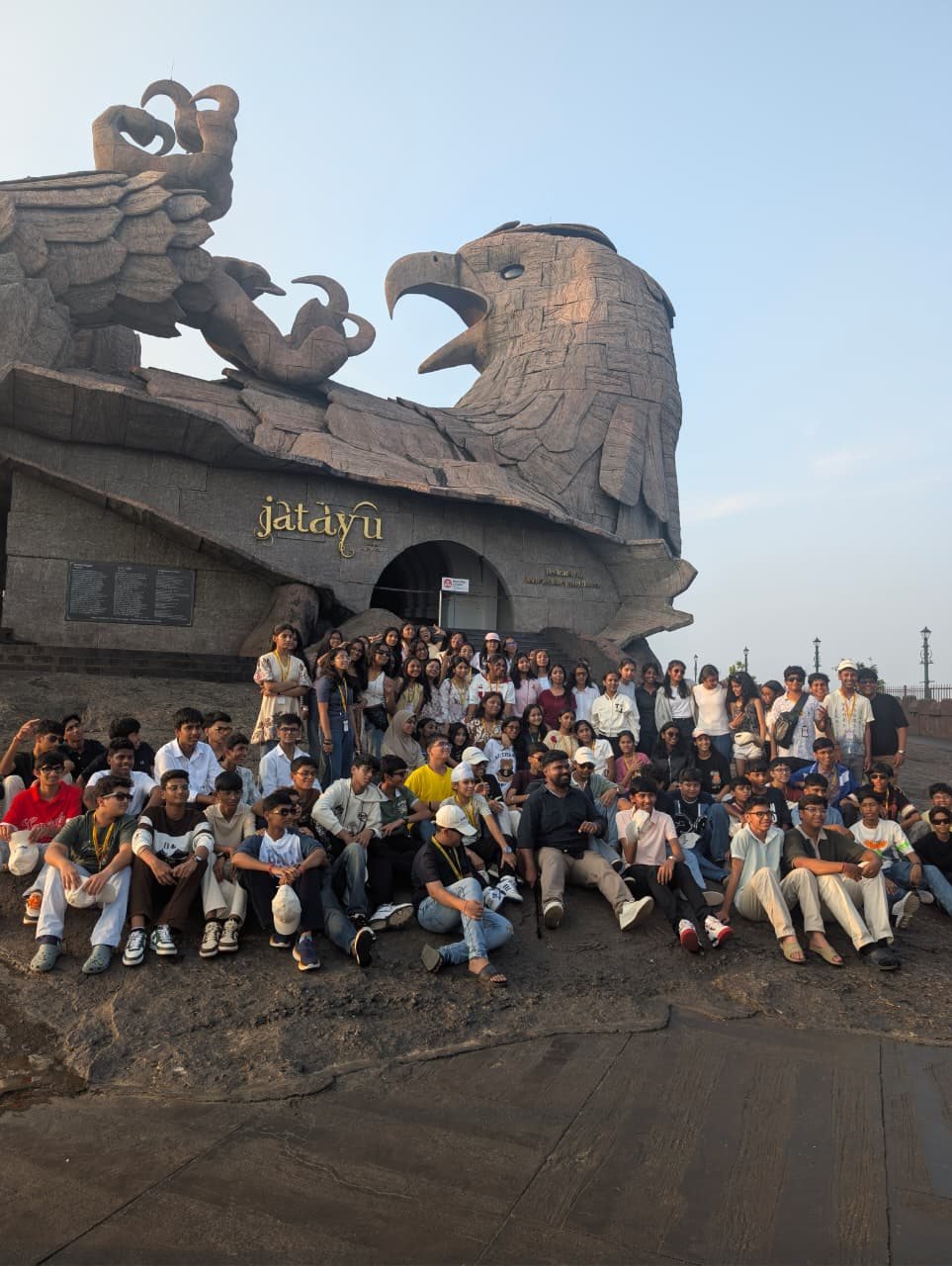Students at Jatayu Earth Center